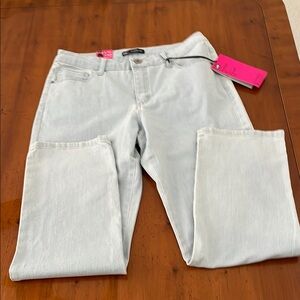 Lee Women's Straight Leg Jeans - Light Gray